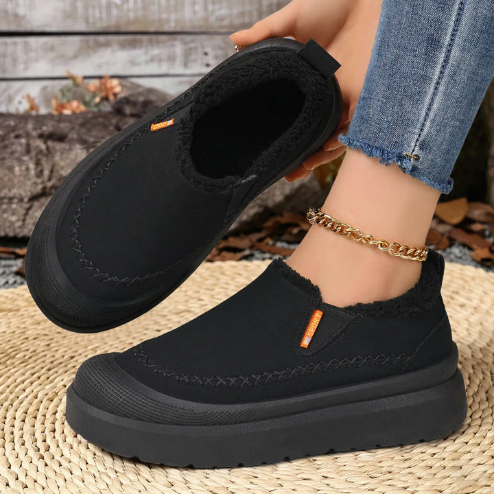 Sunnira - Elegant Shoes With Faux Fur Lining