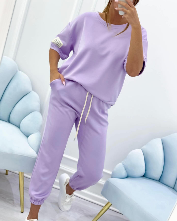 Nalaya - Stylish Short Sleeve Two Piece Set