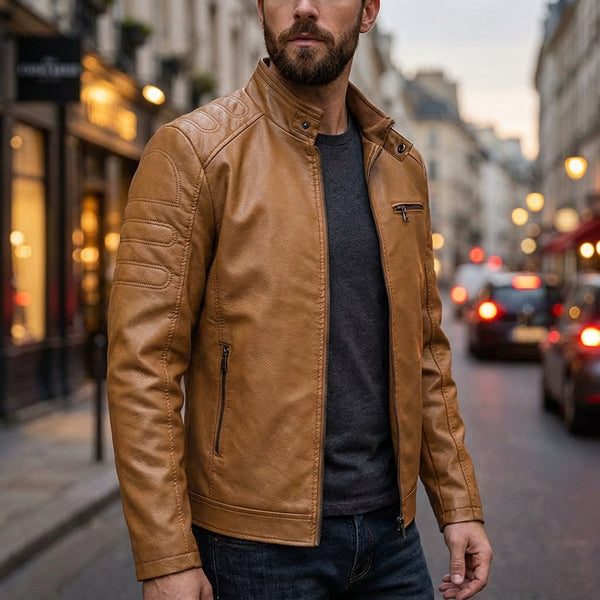 Nataniel - Elegant Long Sleeve Jacket With Pocket