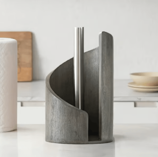 WoodRipple -  Wooden Toilet Paper Holder Stand
