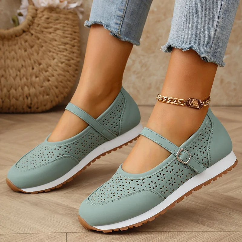 Jewell - Breathable Orthopedic Leather Shoes