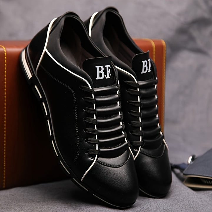 Ankan - Leather Lace-Up Sneakers