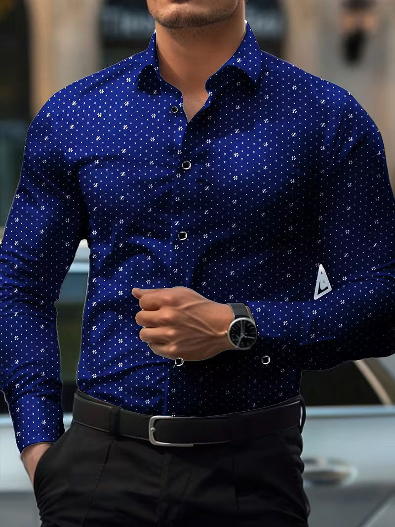 Spyros - Long Sleeve Shirt With Button Front
