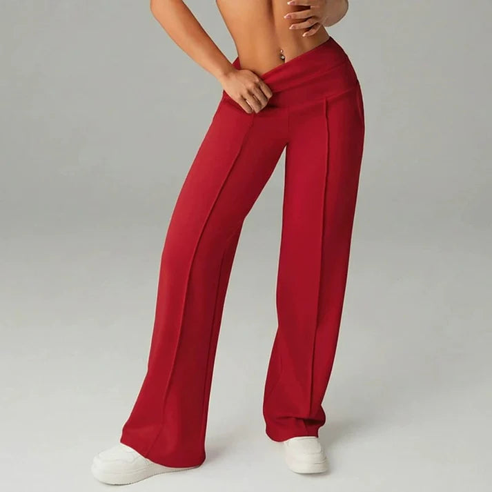 Samanda - High Waist Wide Leg Pant