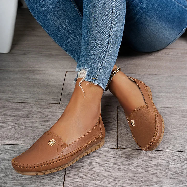 Chrysta - Orthopedic Leather Shoes