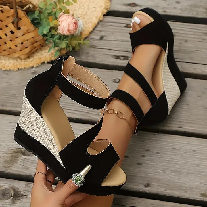 Leontyne - Orthopedic Wedge Sandals