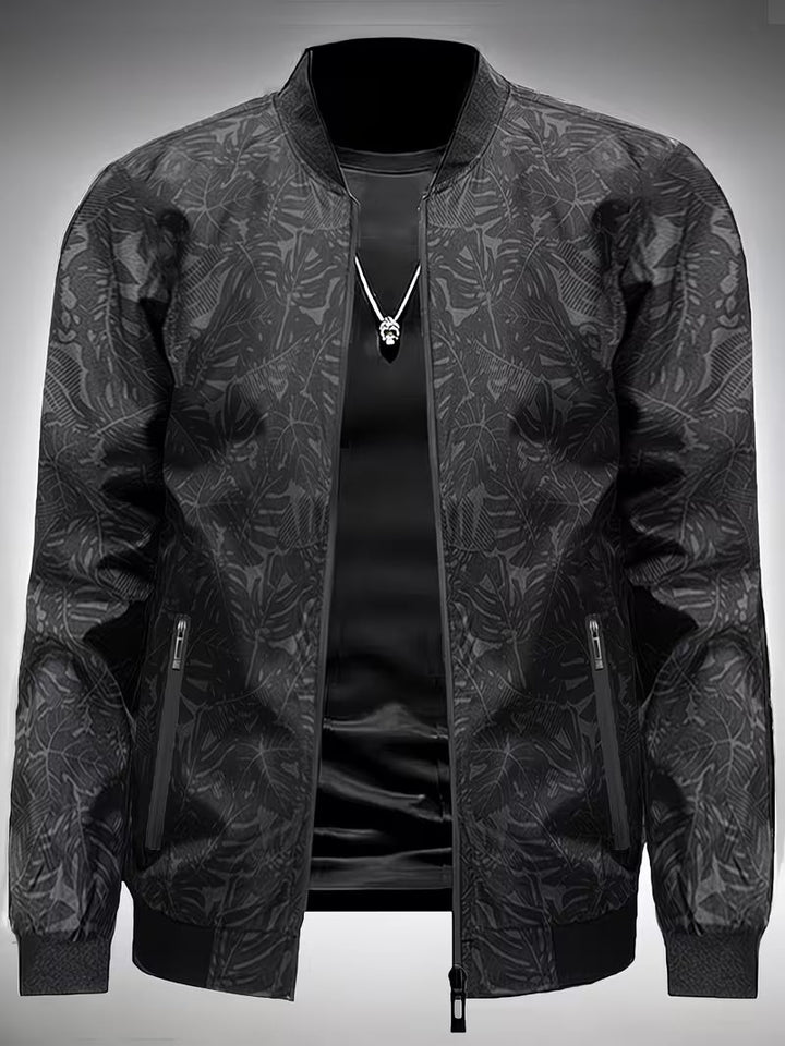 Dagan - Casual Long Sleeve Sports Jacket With Zipper