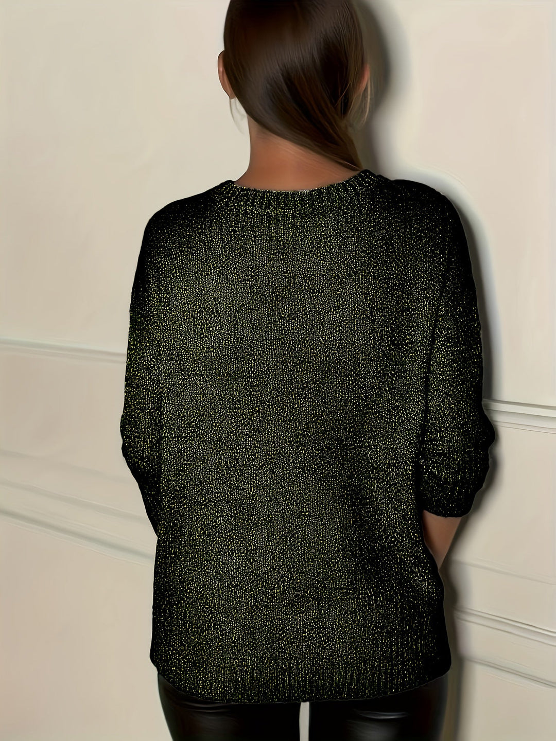 Healy - Knitted Sweater With V-Neck