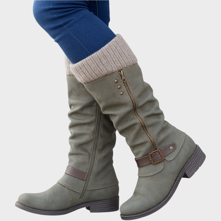 Melisandre - Elegant Winter Boot WIth Mid-Calf