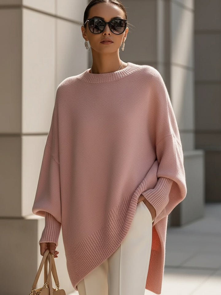 Phobe – Oversized Asymmetric Knitted Sweater