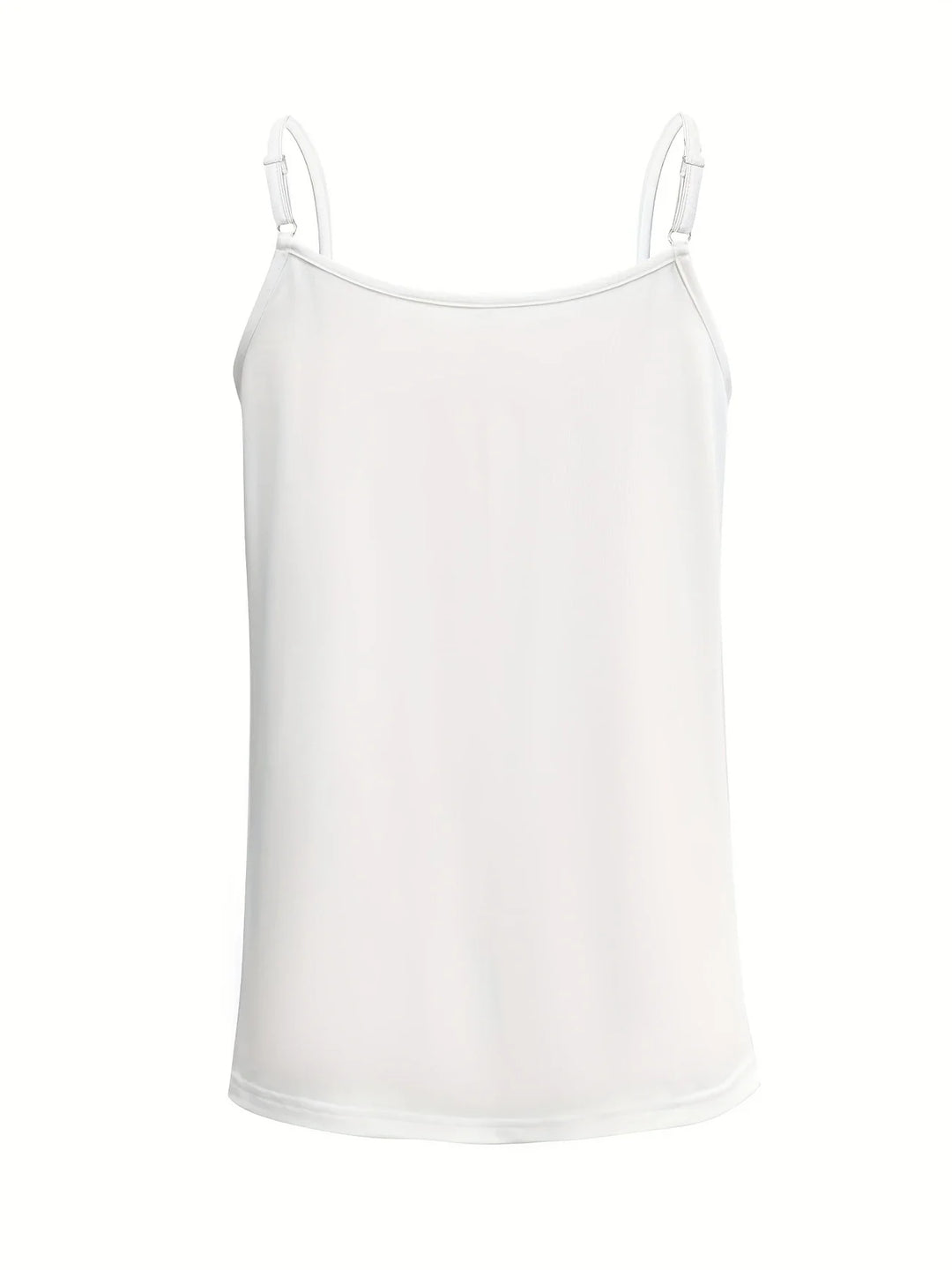 Juna - Elegant Sleeveless Lace Top With V Neck