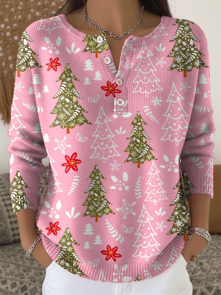 Nocchi - Christmas Sweater With Buttons