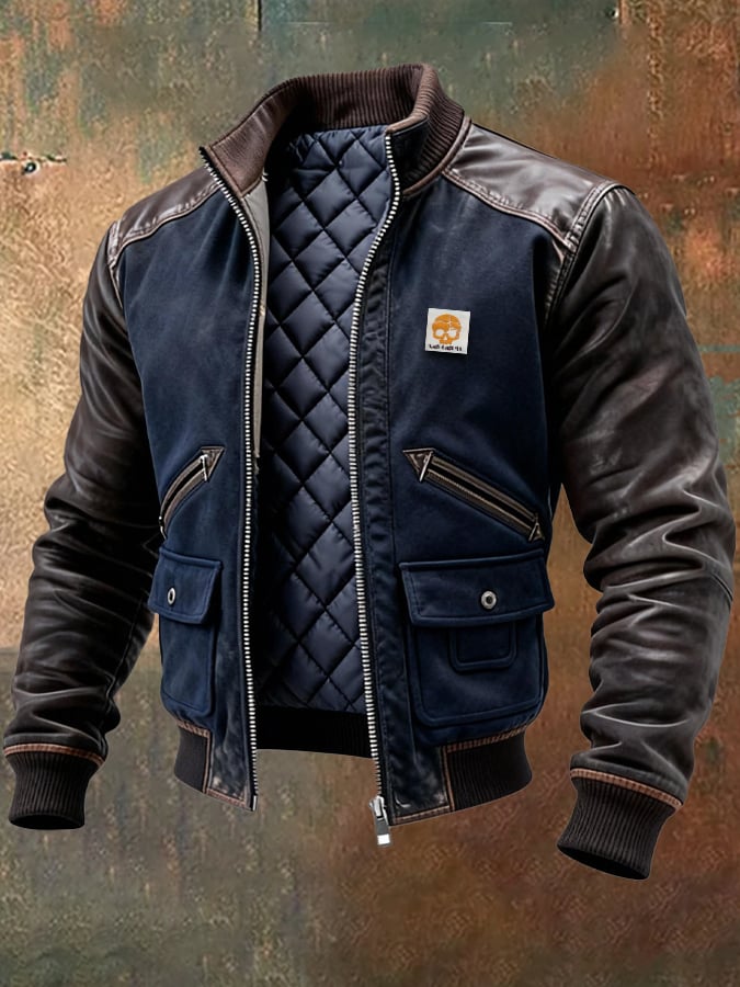 Spencer - Long Sleeve Leather Jacket