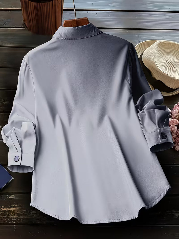 Fausta - Single Breasted Long Sleeve Shirt