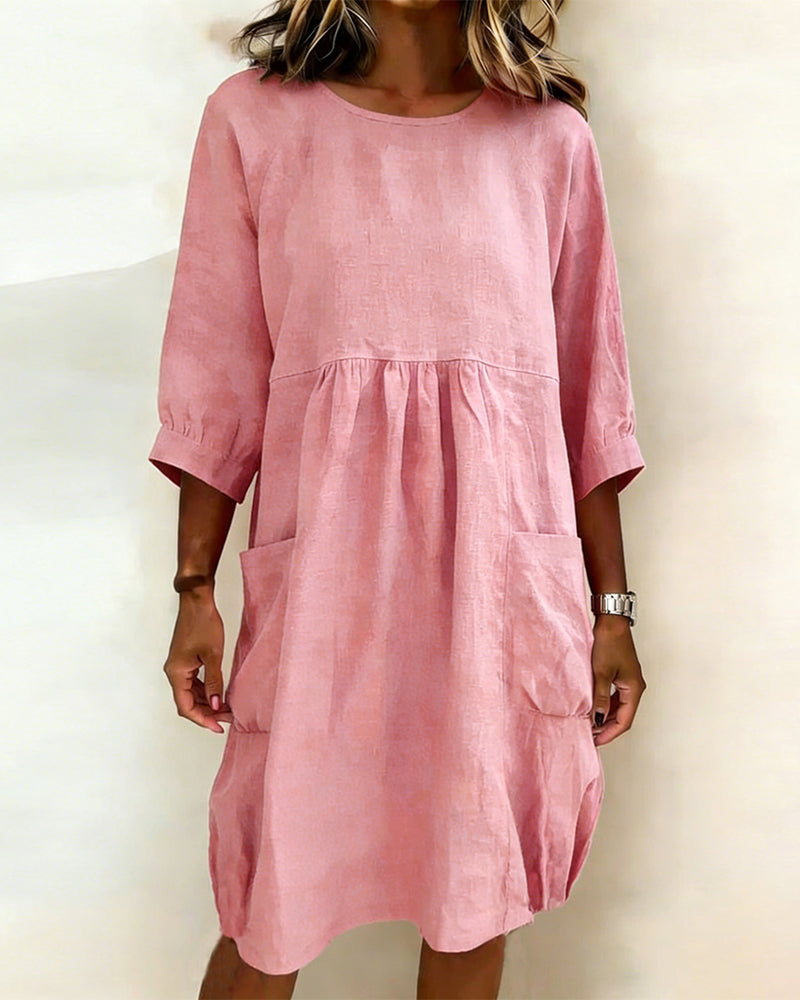 Maleesha - Stylish Dress With Wide Sleeve