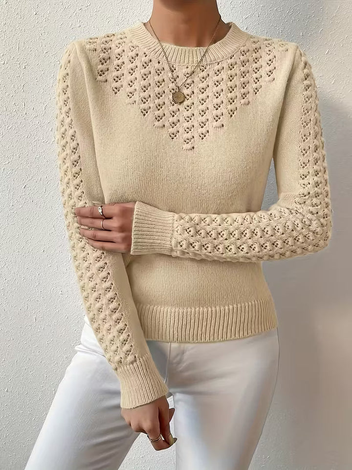 Shannen - Long Sleeve Knitted Sweater