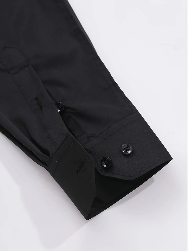 Byron - Elegant Long Sleeve Shirt With Button