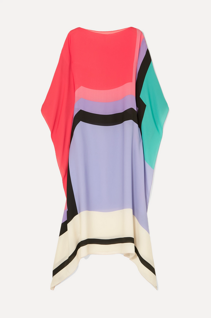 Shraddha - Striped Print Patchwork Dress