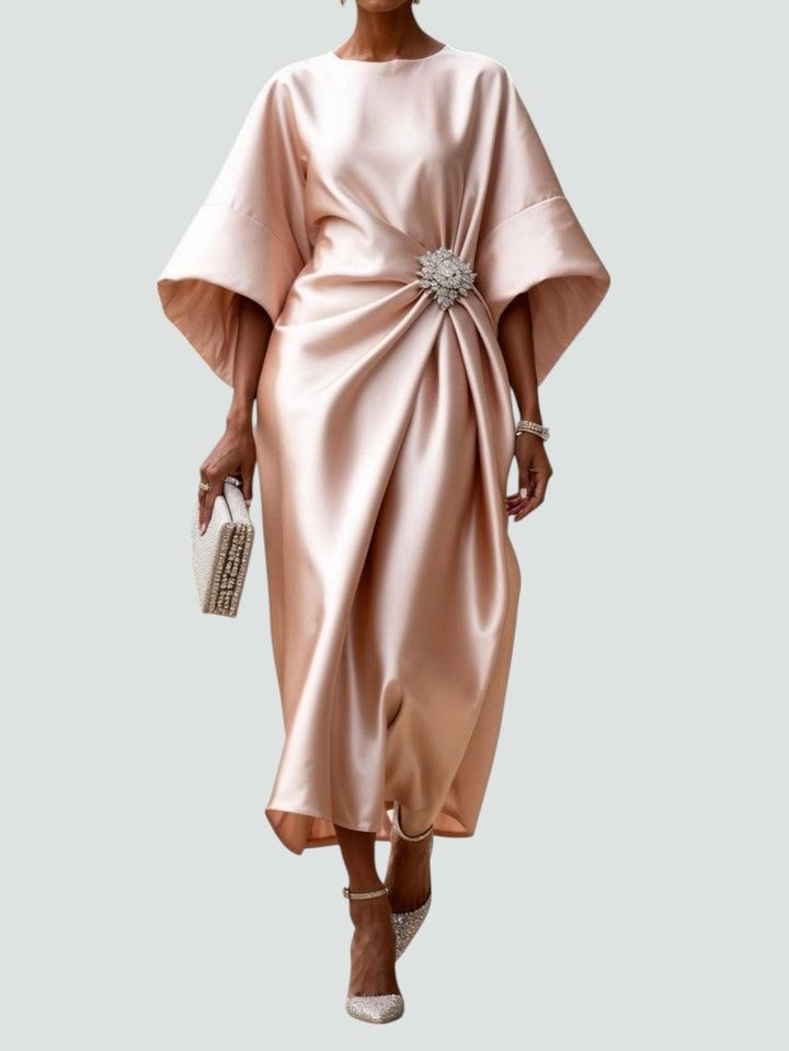 Zoey - Elegant Long Satin Dress