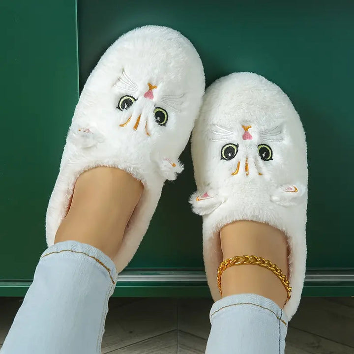 Pheline - Cute Cat Pattern Slipper