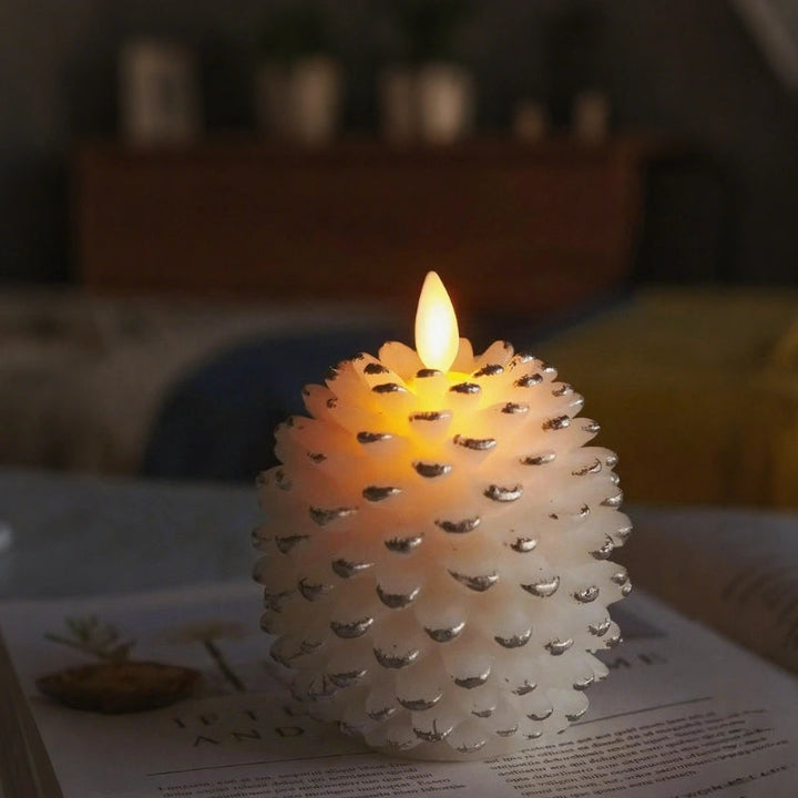 ForestFlame - Mood Pine Cone Flameless Candle