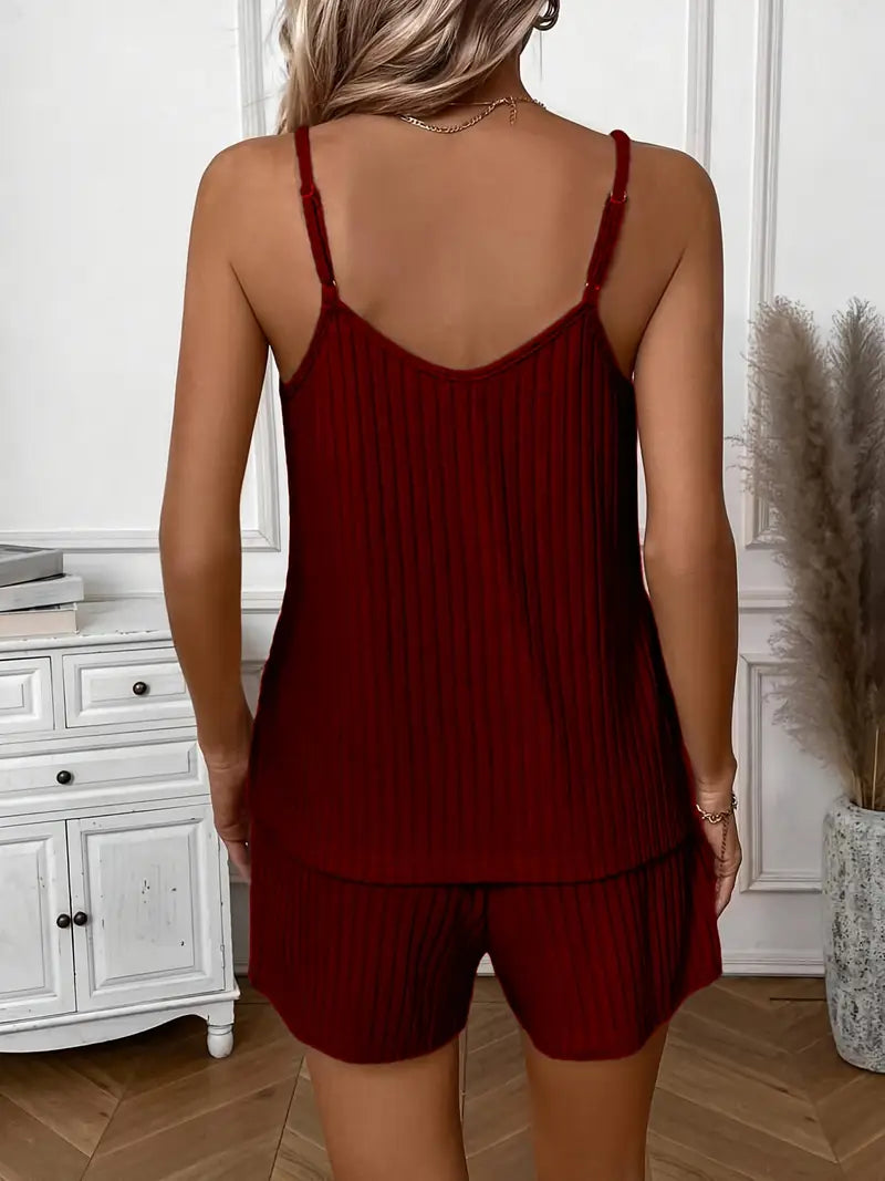 Isalie - Sleeveless Two Piece Set