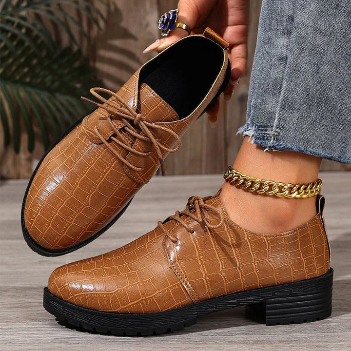 Niyra – Chunky Sole Lace-Up Derby Shoes