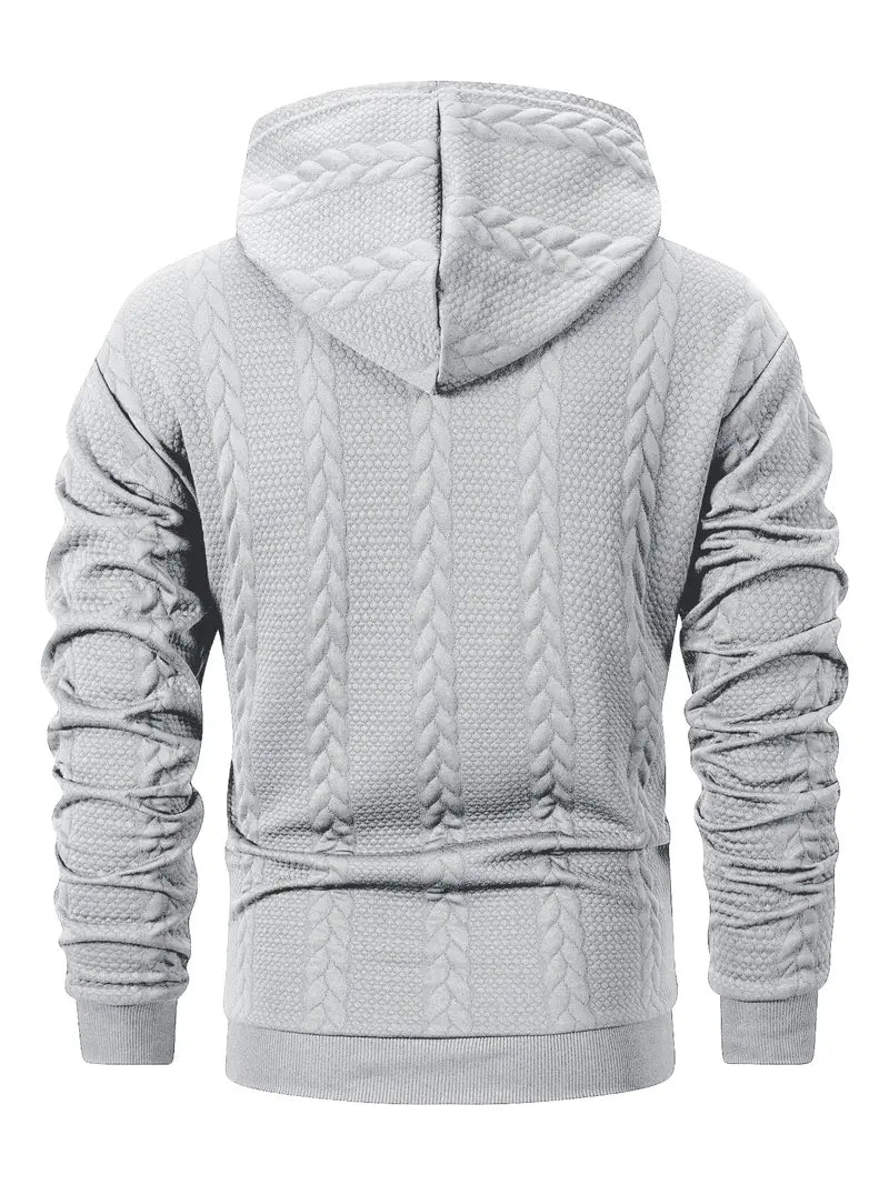 Connolly - Casual Knitted Hooded Sweater With Front Pocket