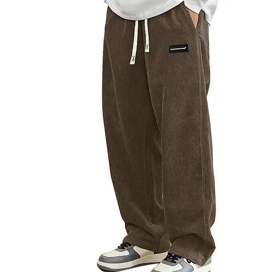 Lovis - Wide-Leg Drawstring Pants With Pockets