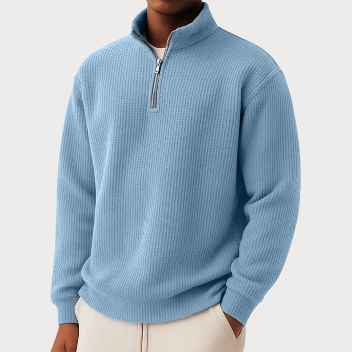 Shachar - Casual Zip-Up Sweater
