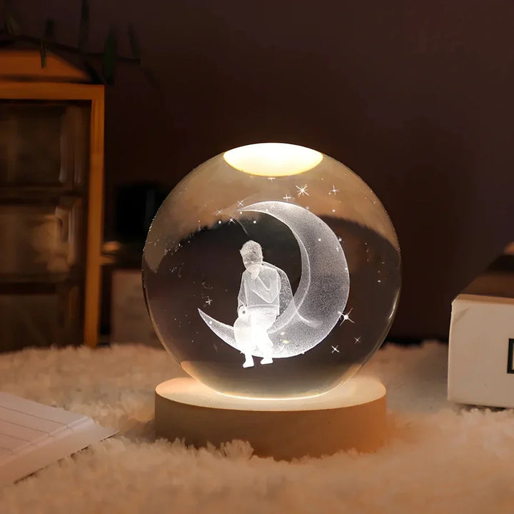 Glow Sphere – Luminous Crystal Ball Lamp