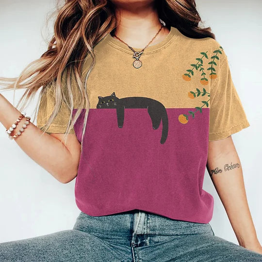 Nitsa - Elegant Spring T Shirt With Print