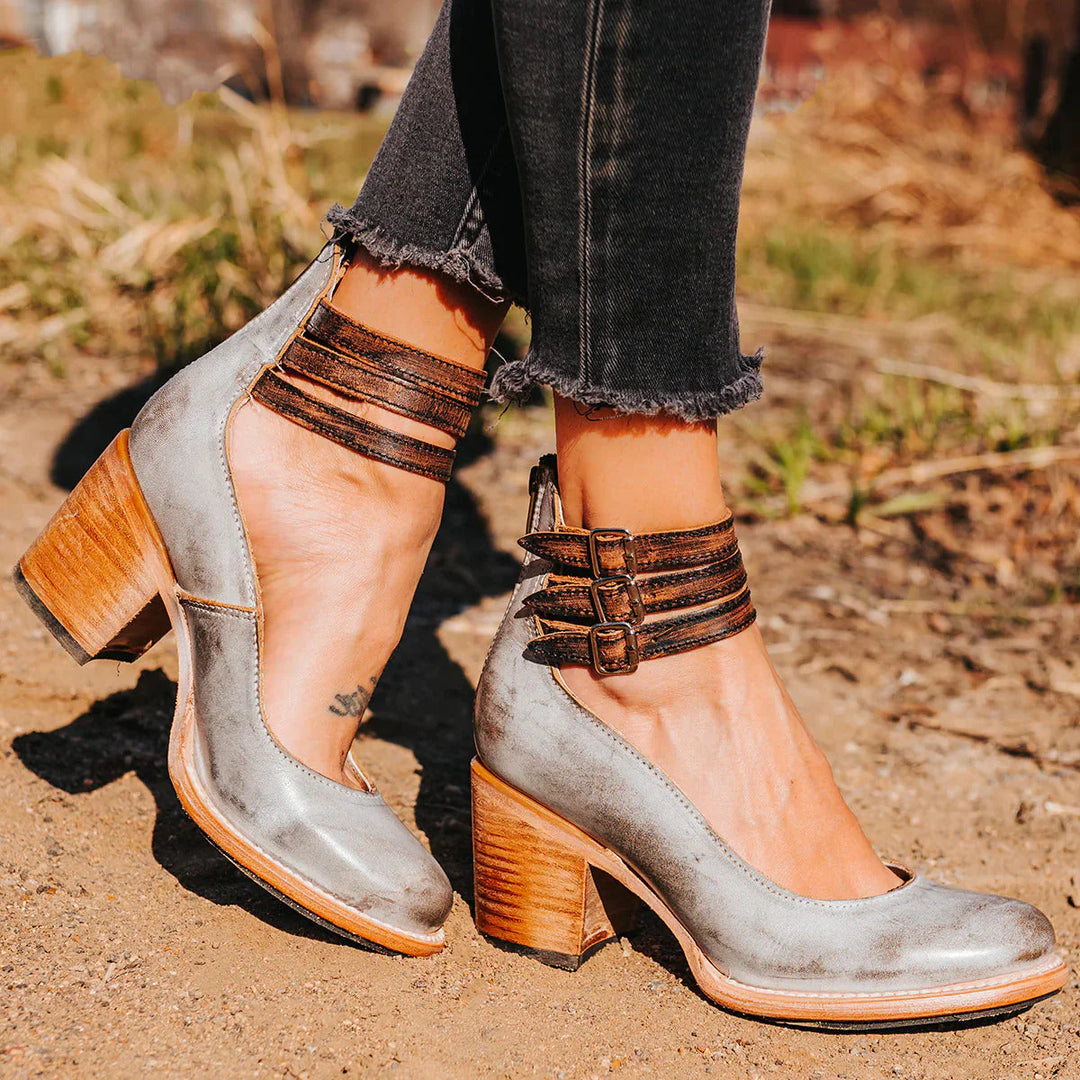 Steffie – Wooden High Heels