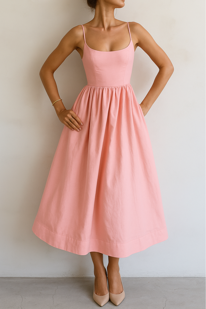 Rieneke - Sleeveless Elegant Dress