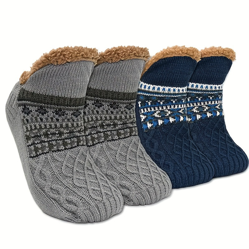 Zephyrguard - Comfortable Soft Striped Knit Socks