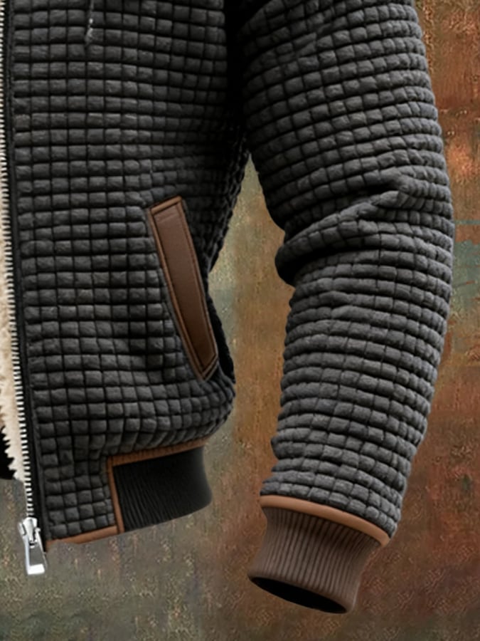 Natan - Fleece Quilted Jacket With Long Sleeve