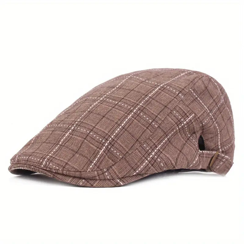 Checklyn - Stylish Check Pattern Beanie Hat