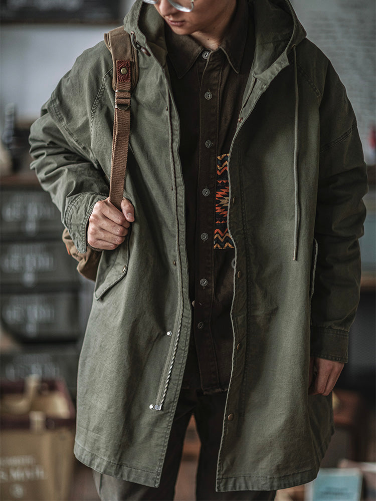 Engelbert - Fishtail Hooded Parka Windproof Jacket
