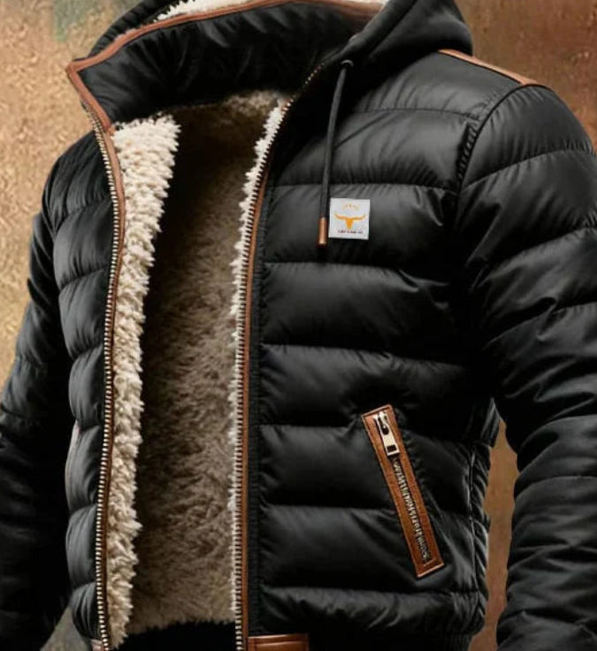 Gerwinen - Hooded Jacket with Sherpa Lining