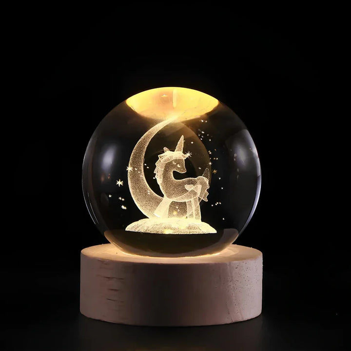 Glow Sphere – Luminous Crystal Ball Lamp