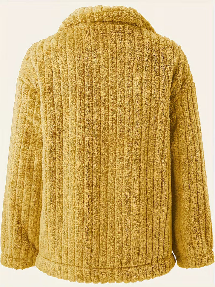 Lovana - Faux Fur Jacket Jacket With Pockets