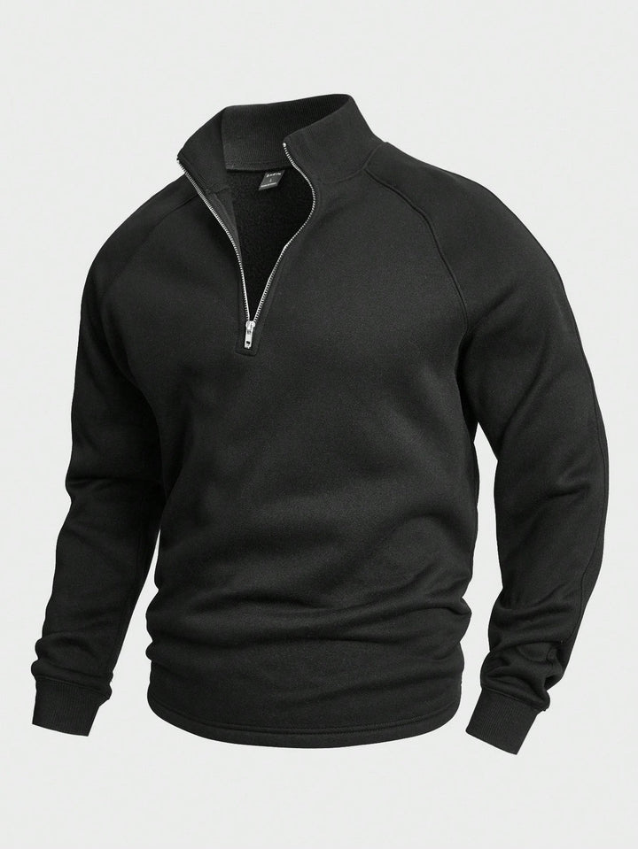 Kaucher - Classic Quarter Zip Pullover Sweatshirt