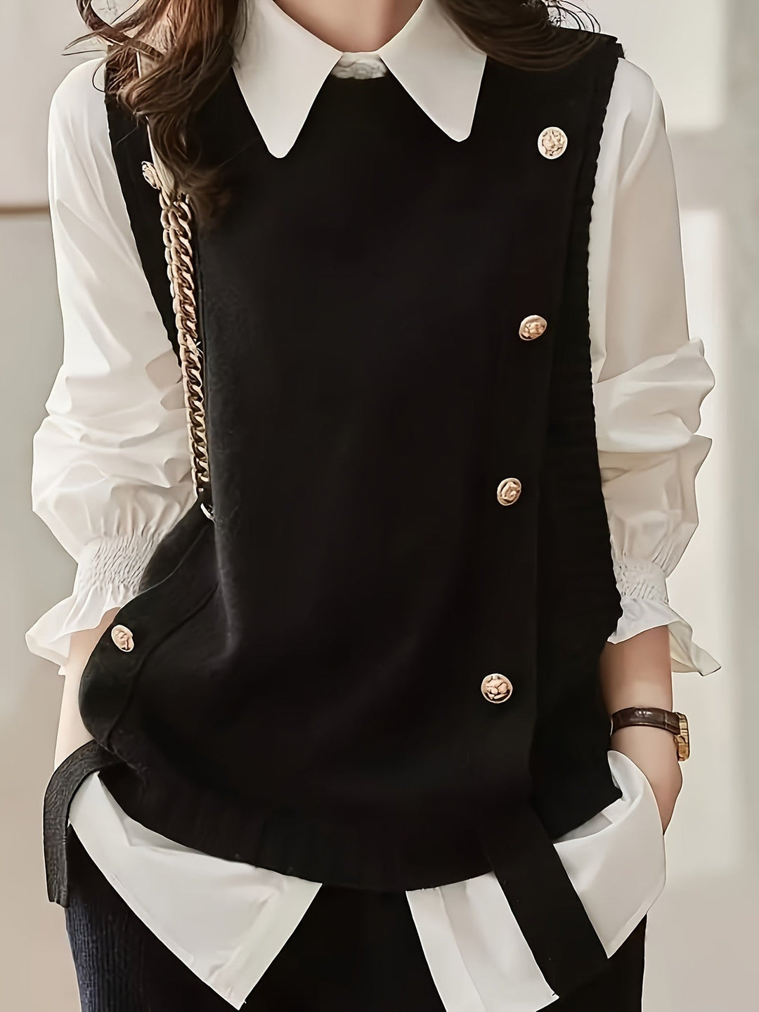 Caelette - Casual Vest Sweater