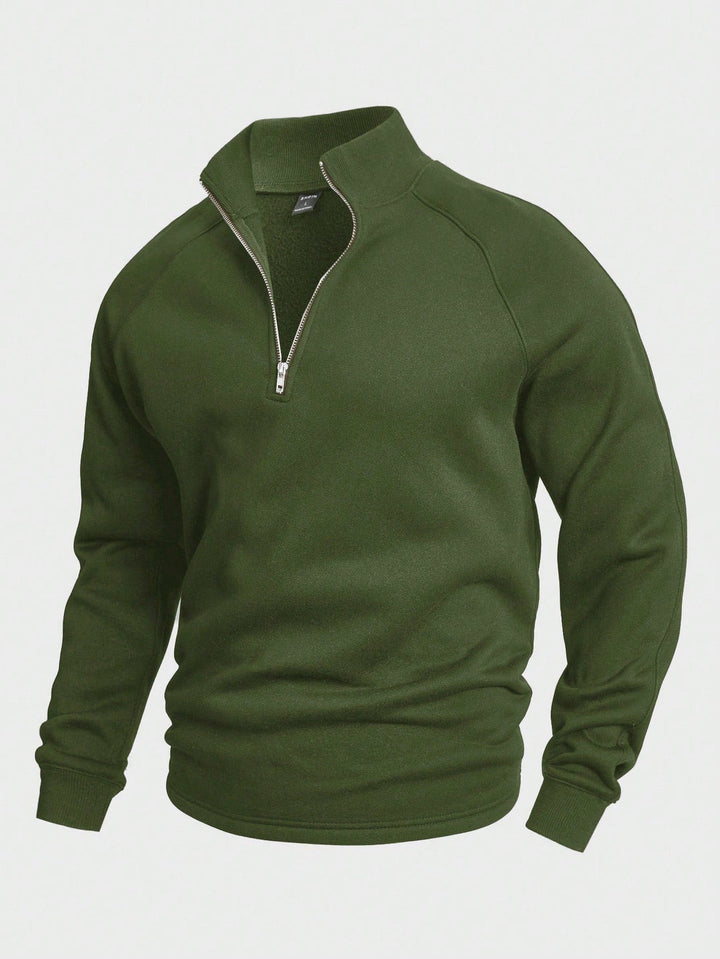 Kaucher - Classic Quarter Zip Pullover Sweatshirt