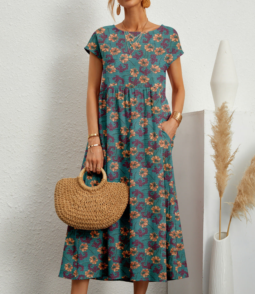 Deborah - Elegant Floral Dress