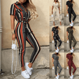 Hallie - Women's Elegant Stylish Jumpsuit with Belt
