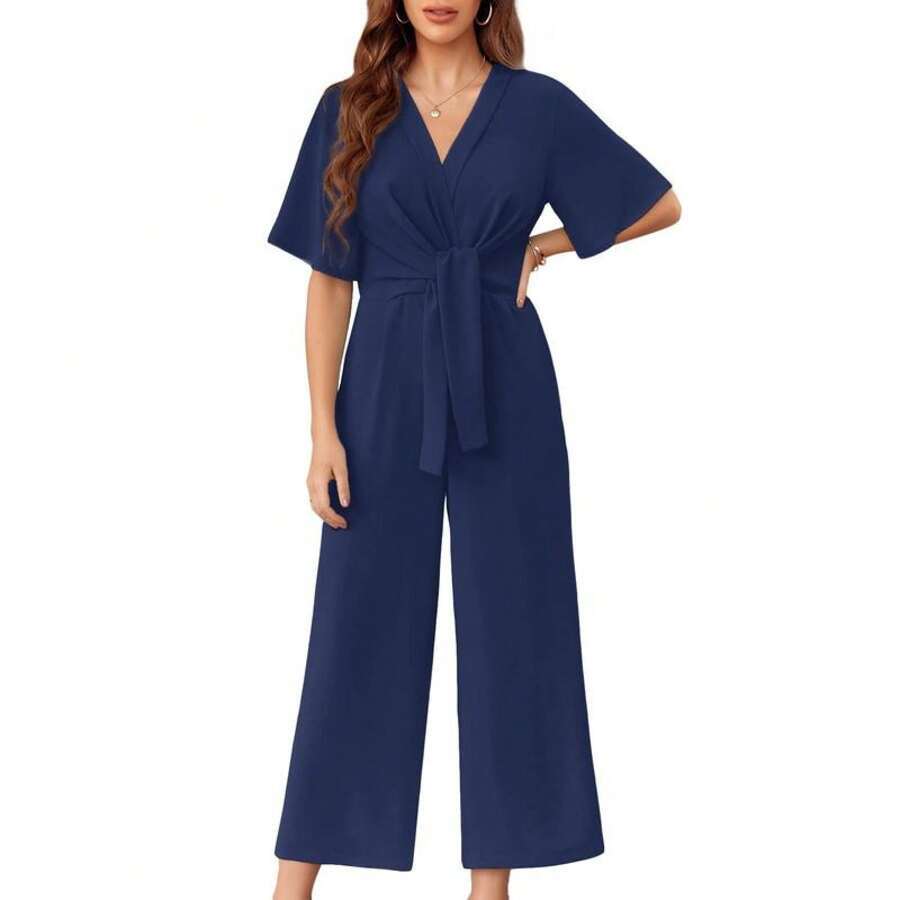 Gracie - Elegant Summer Dress With Lace Knot