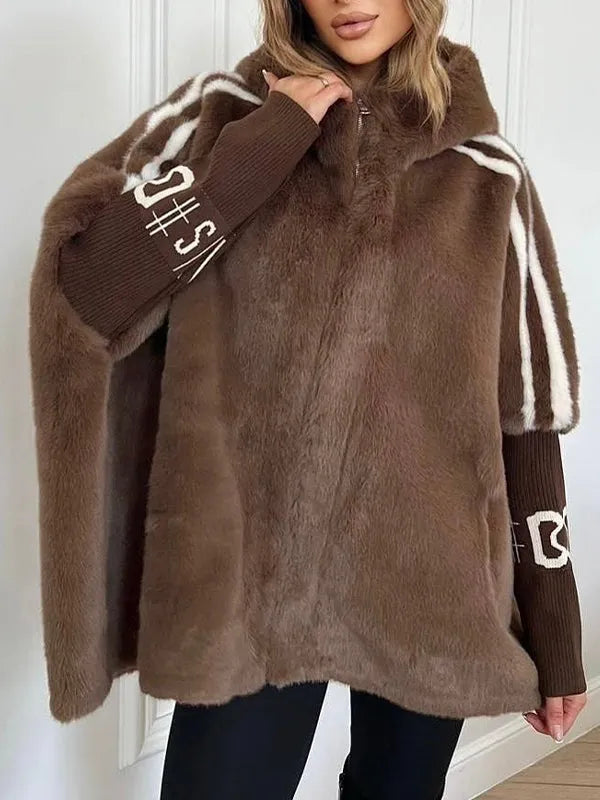 Capsey - Elegant Winter Faux Fur Coat