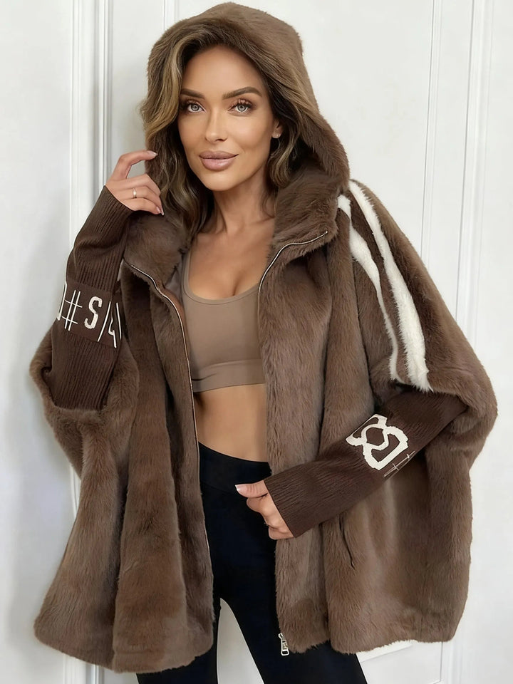 Capsey - Elegant Winter Faux Fur Coat
