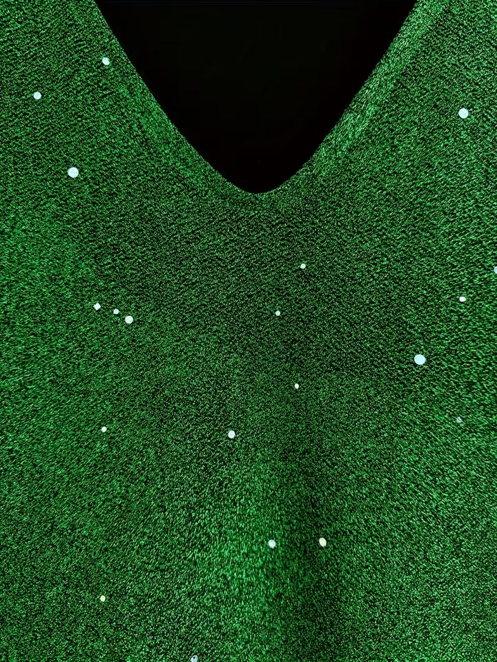 Eglantina - Midi Dress With Heavy Embroidery Beads